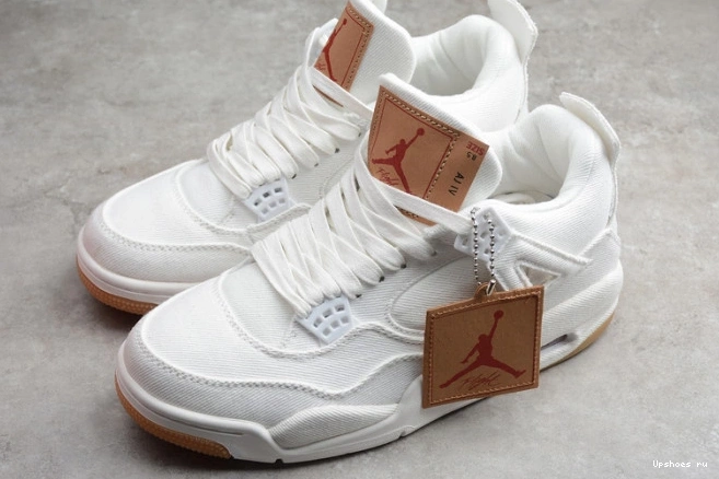 Air 100 AO2571 Jordan (Levi's Tag) Levi's 4 Retro White 1101